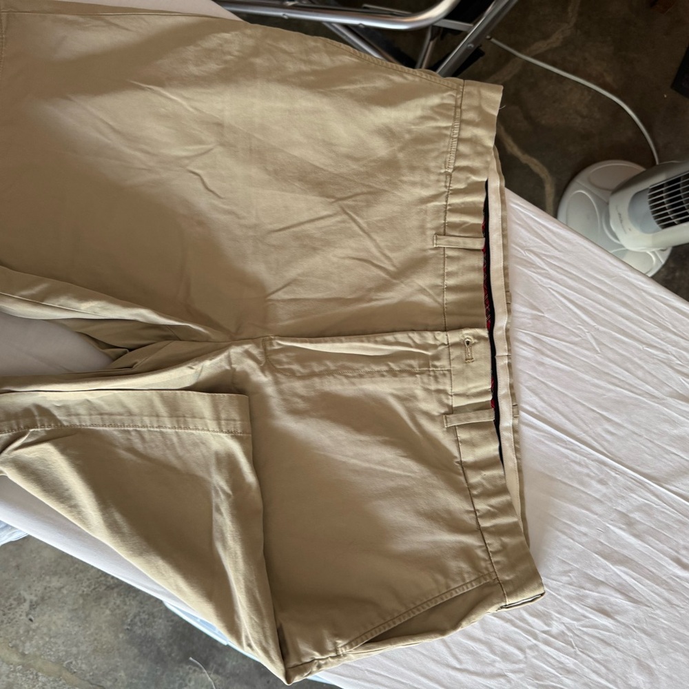 Polo by Ralph Lauren Tan Flat Front Shorts